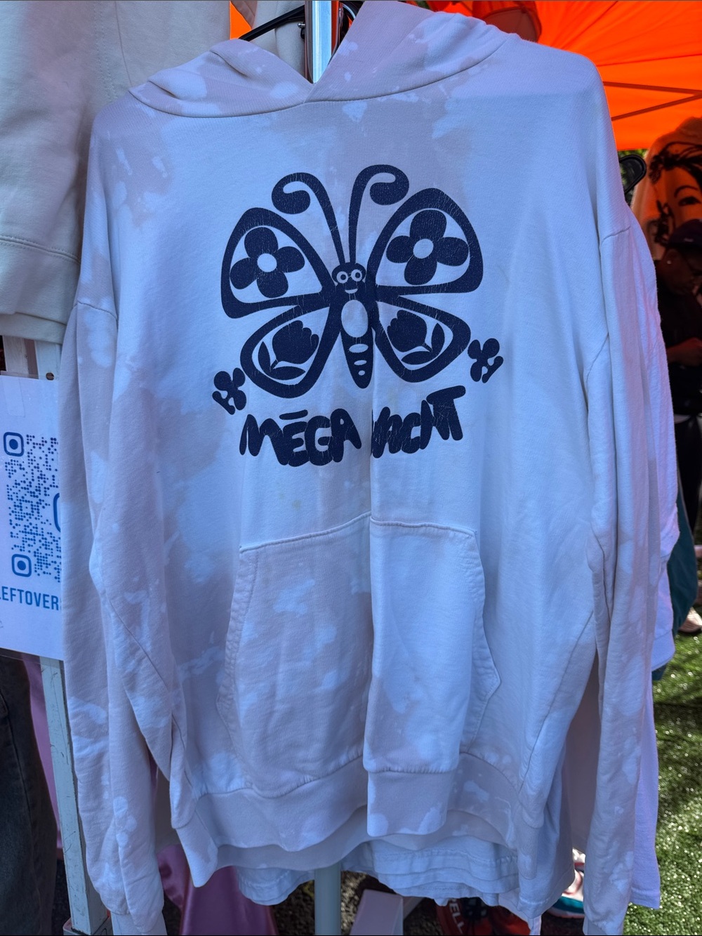 Mega Yacht Butterfly Tie-Dye hoodie